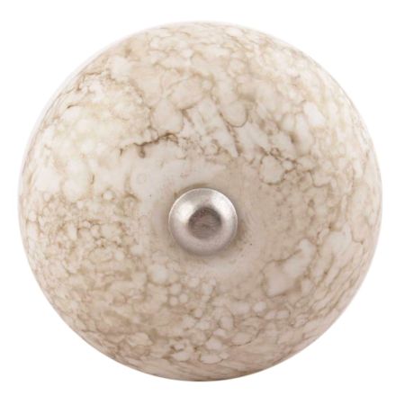 White Marble Ceramic Floral Wine Stopper